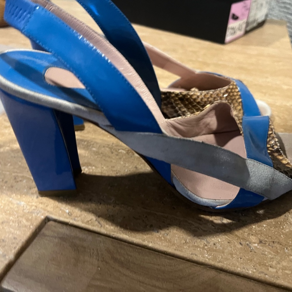 Chloe Snake Patchwork Sandal - image 3